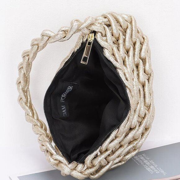 Metallic String Handmade Tote Bag - Picture 4 of 4